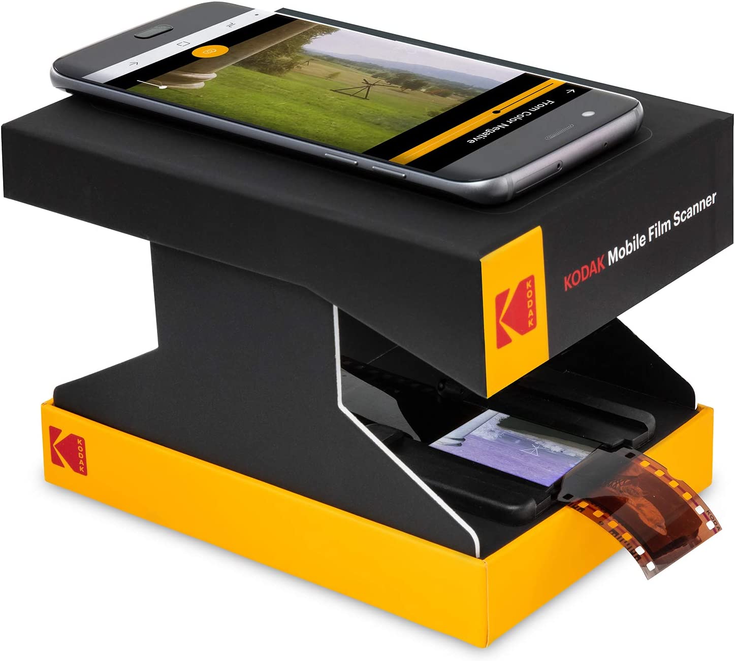 Film scanner for smartphones