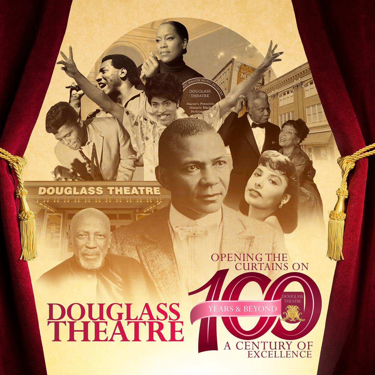 Douglass Theatre 100 Anniversary poster
