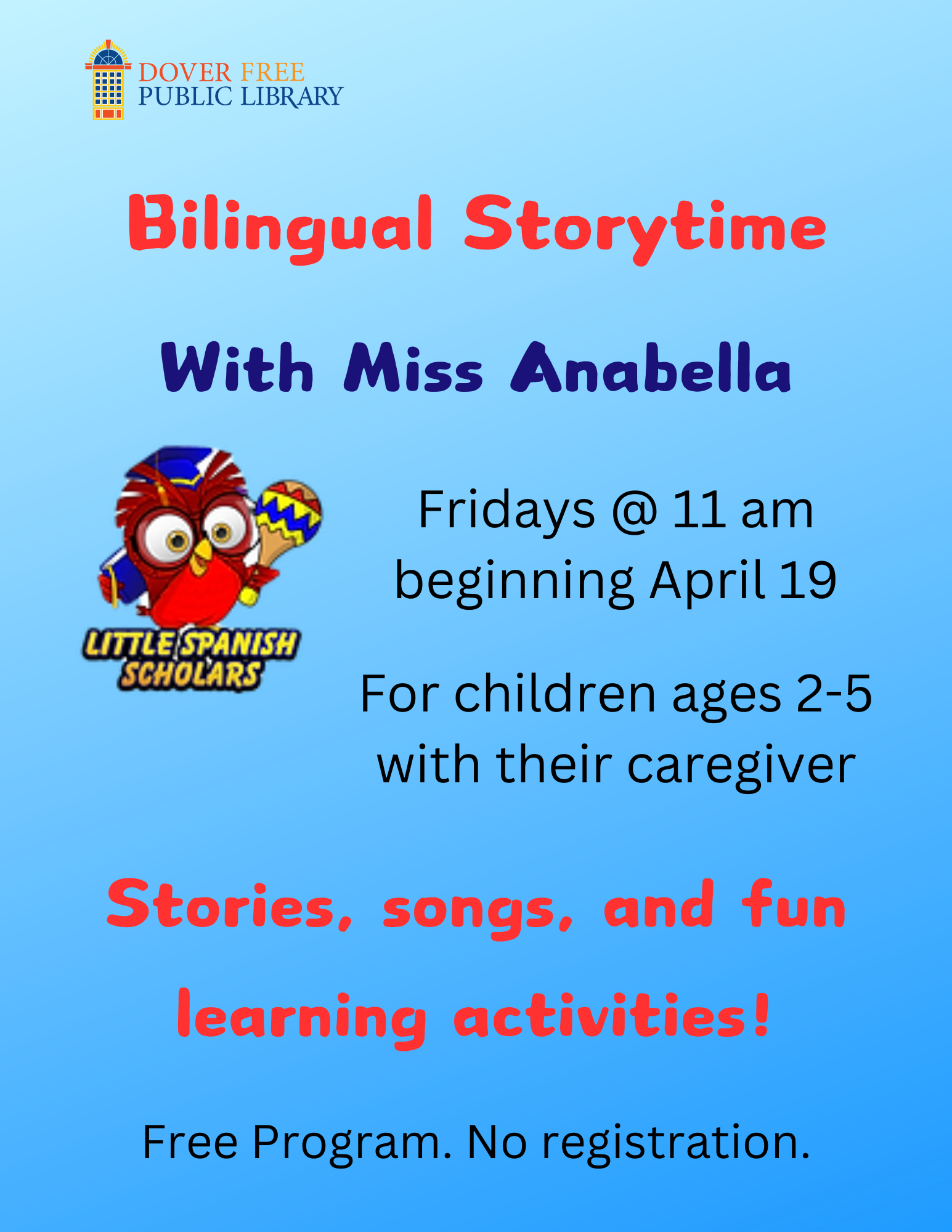 Bi Lingual Story Time