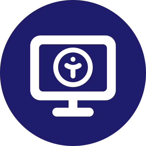 Computer Accessibility Stations Icon