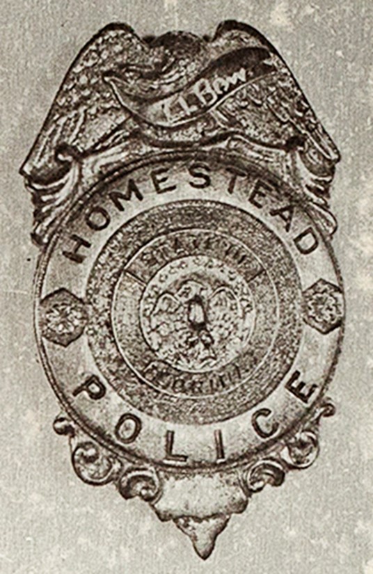 Homestead Police Badge
