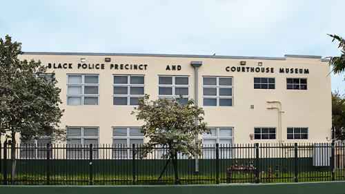 Black Police Precinct and Courthouse Museum Building Exterior