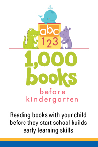 1000 books before kindergarten with the County Library
