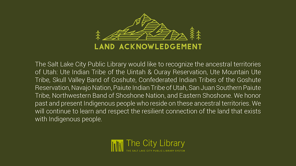 Recognition of the ancestral territories of Utah, honoring past and present Indigenous people who reside on these ancestral territories