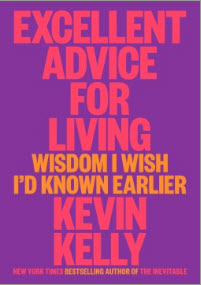Hold a copy of Excellent Advice for Living
