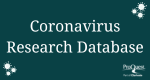 Coronavirus research database button