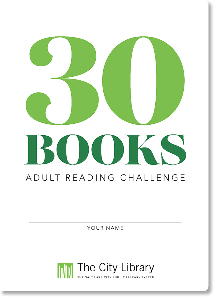 30 for 30 Reading Challenge booklet cover graphics